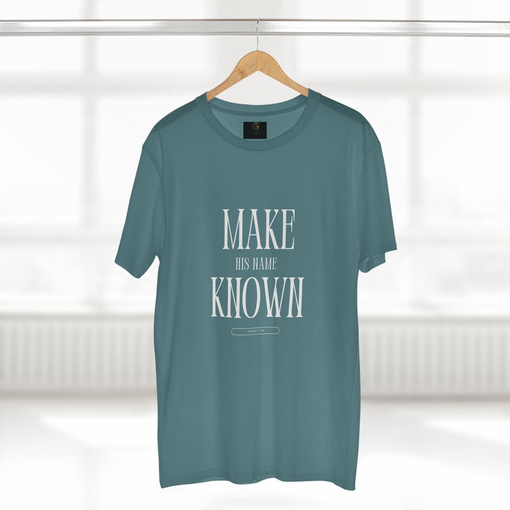 Make His Name Known Shirt | John 17 Revelation 4 Christian Tee | Faith Based Apparel | Gospel Mission | Bible Verse Top for Him
