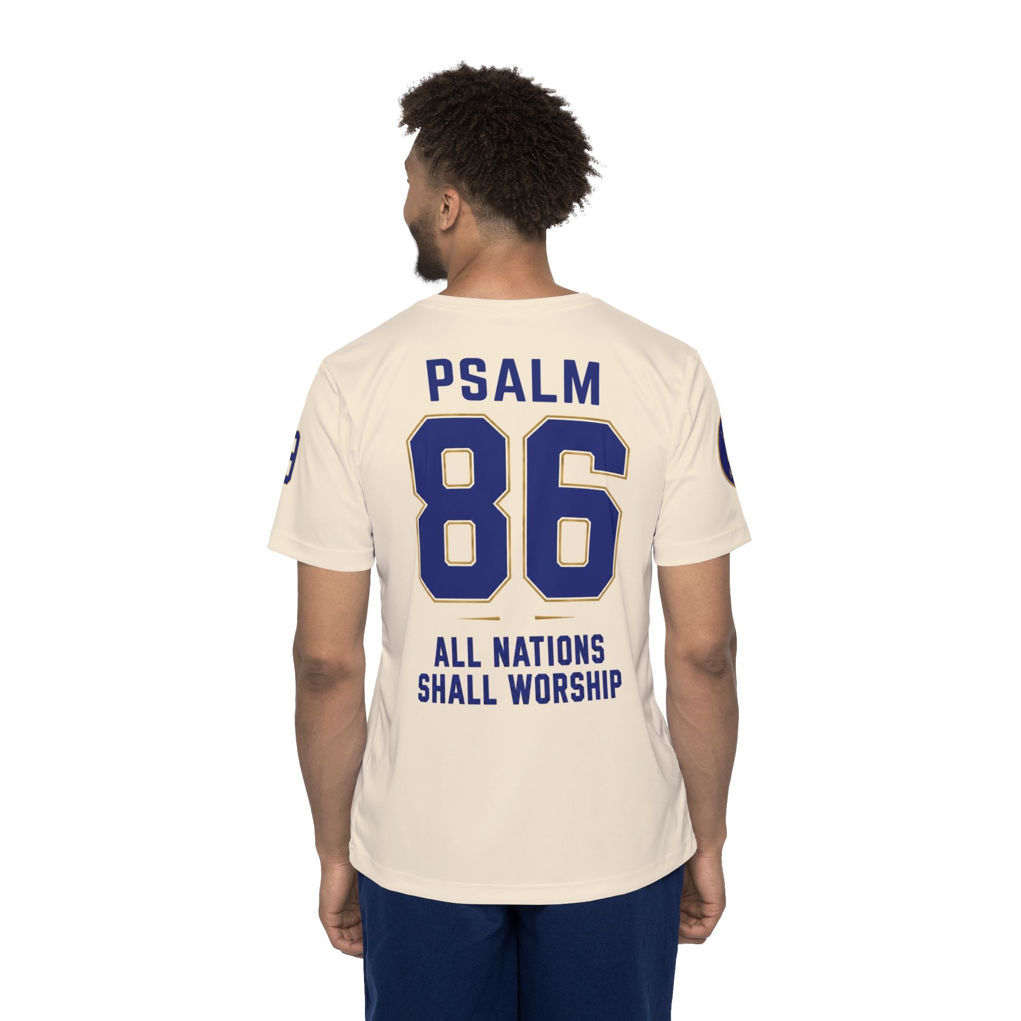 One Savior All Nations Shirt Psalm 86:9 Soccer Jersey Christian Football Shirt King of Kings Christian Apparel Faith Based Streetwear