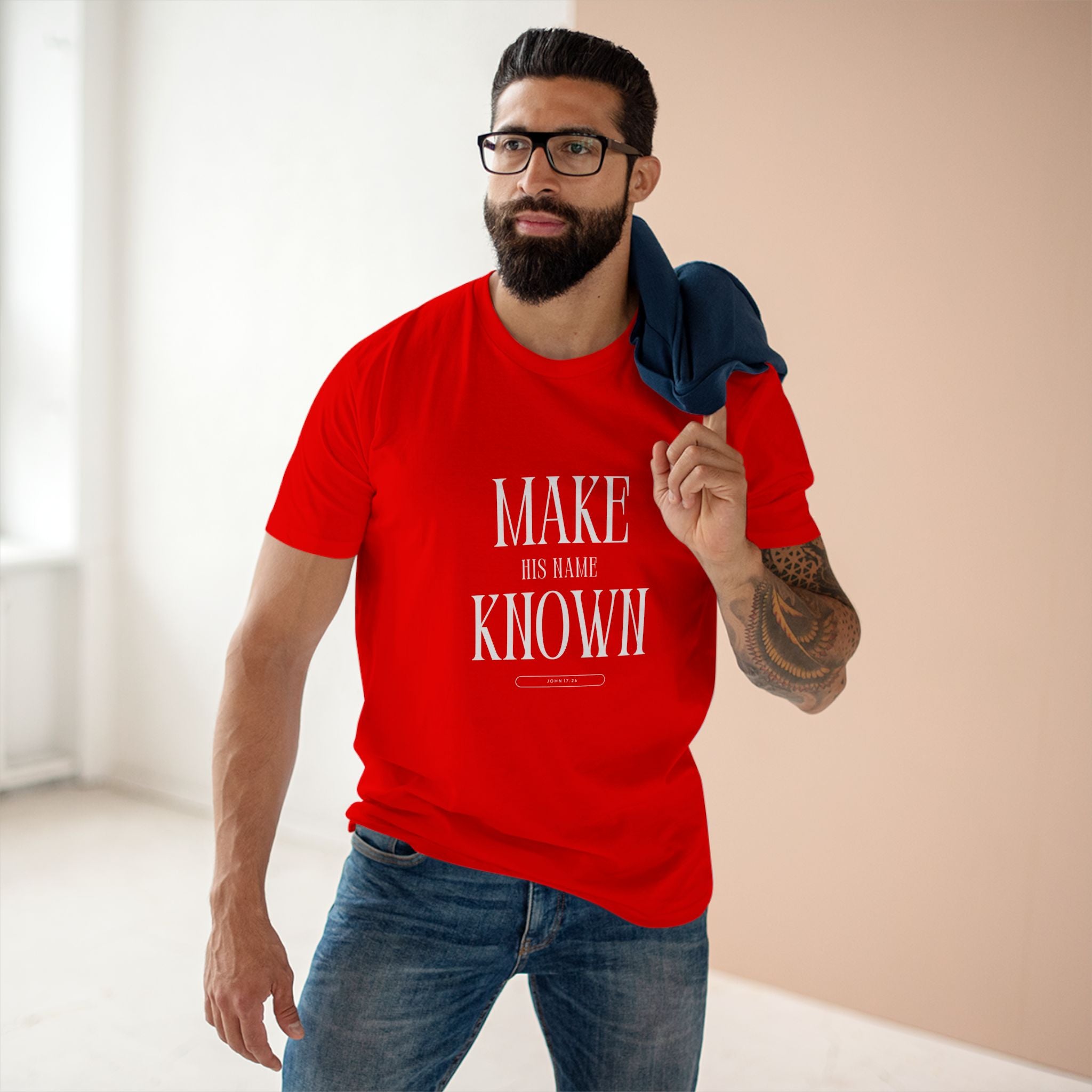 Make His Name Known Shirt | John 17 Revelation 4 Christian Tee | Faith Based Apparel | Gospel Mission | Bible Verse Top for Him