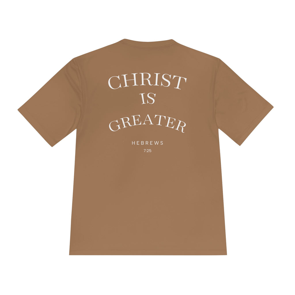 Your Sin is Great but Christ is Greater Performance / Casual T-Shirt