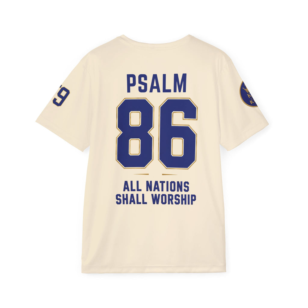 One Savior All Nations Shirt Psalm 86:9 Soccer Jersey Christian Football Shirt King of Kings Christian Apparel Faith Based Streetwear