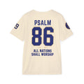 One Savior All Nations Shirt Psalm 86:9 Soccer Jersey Christian Football Shirt King of Kings Christian Apparel Faith Based Streetwear