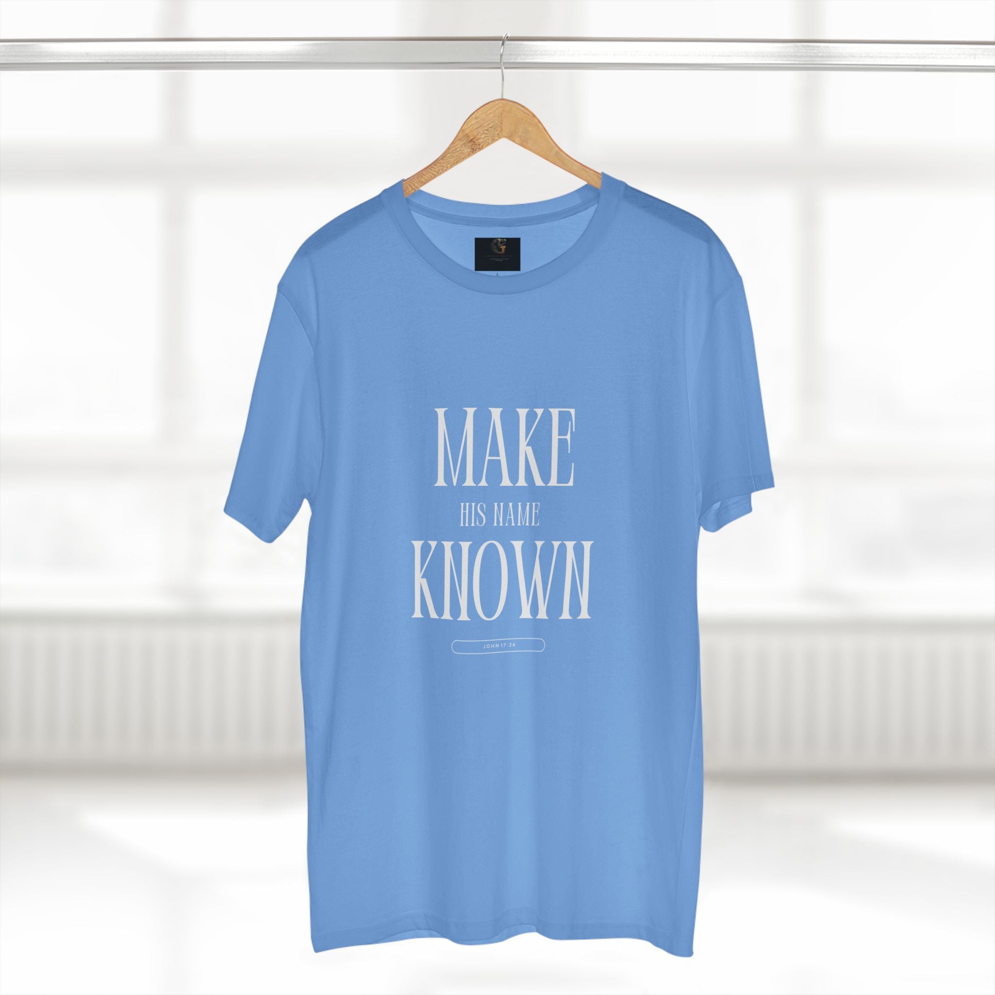 Make His Name Known Shirt | John 17 Revelation 4 Christian Tee | Faith Based Apparel | Gospel Mission | Bible Verse Top for Him
