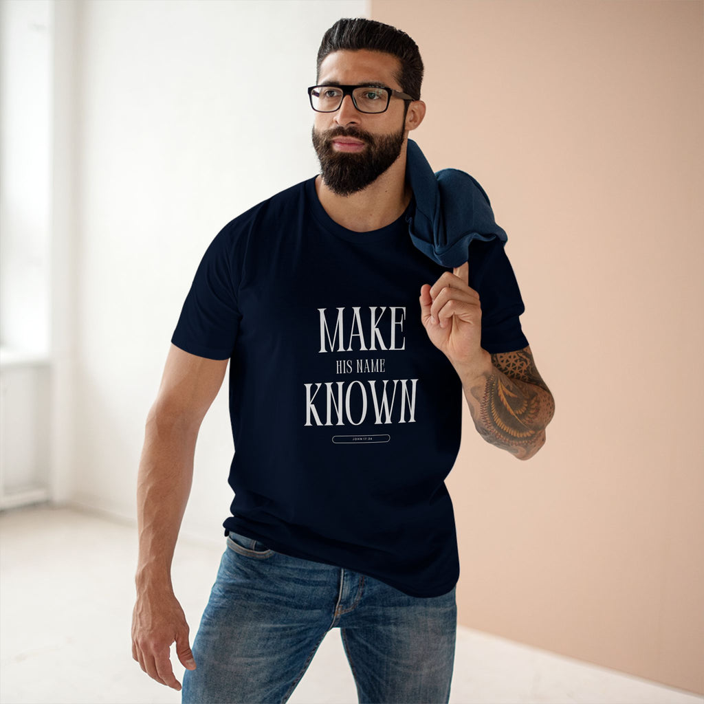 Make His Name Known Shirt | John 17 Revelation 4 Christian Tee | Faith Based Apparel | Gospel Mission | Bible Verse Top for Him