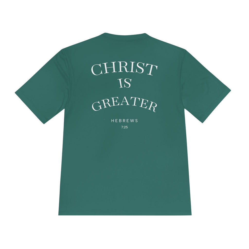 Your Sin is Great but Christ is Greater Performance / Casual T-Shirt