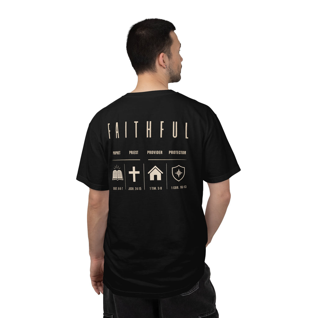 Faithful Christian Father Shirt | Prophet Priest Provider Protector Tee | Biblical Fatherhood Shirt | Christian Dad Gift | Father's Day Gift
