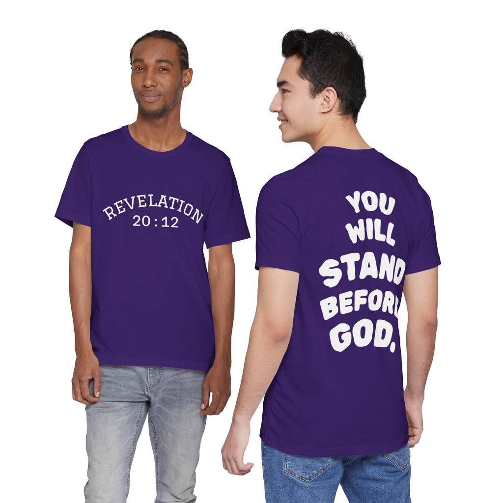Revelation 20:12 — "You Will Stand Before God"