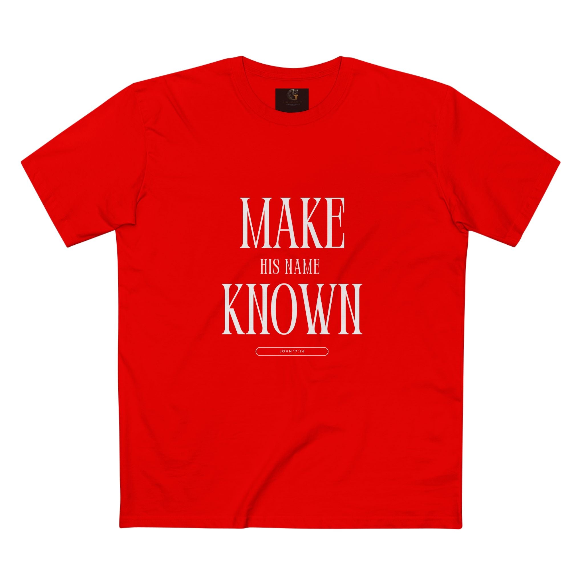 Make His Name Known Shirt | John 17 Revelation 4 Christian Tee | Faith Based Apparel | Gospel Mission | Bible Verse Top for Him