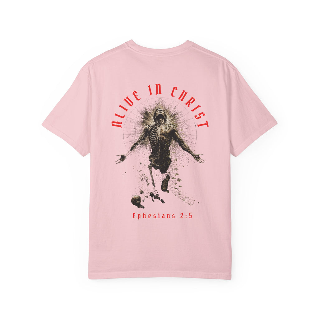 Dead In Your Sins Alive In Christ Tee | Ephesians 2:1-5 Shirt | Christian Graphic T Shirt | Biblical Streetwear | Faith Based Apparel