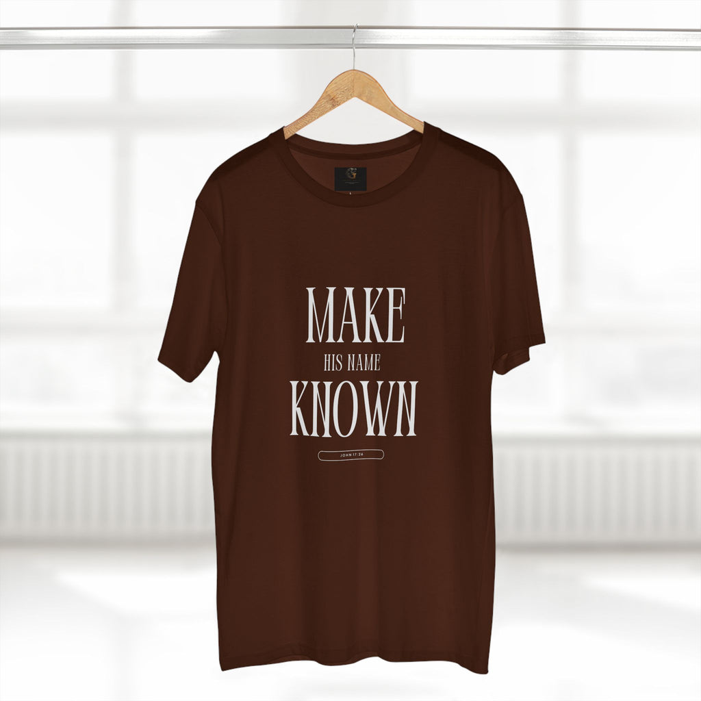Make His Name Known Shirt | John 17 Revelation 4 Christian Tee | Faith Based Apparel | Gospel Mission | Bible Verse Top for Him