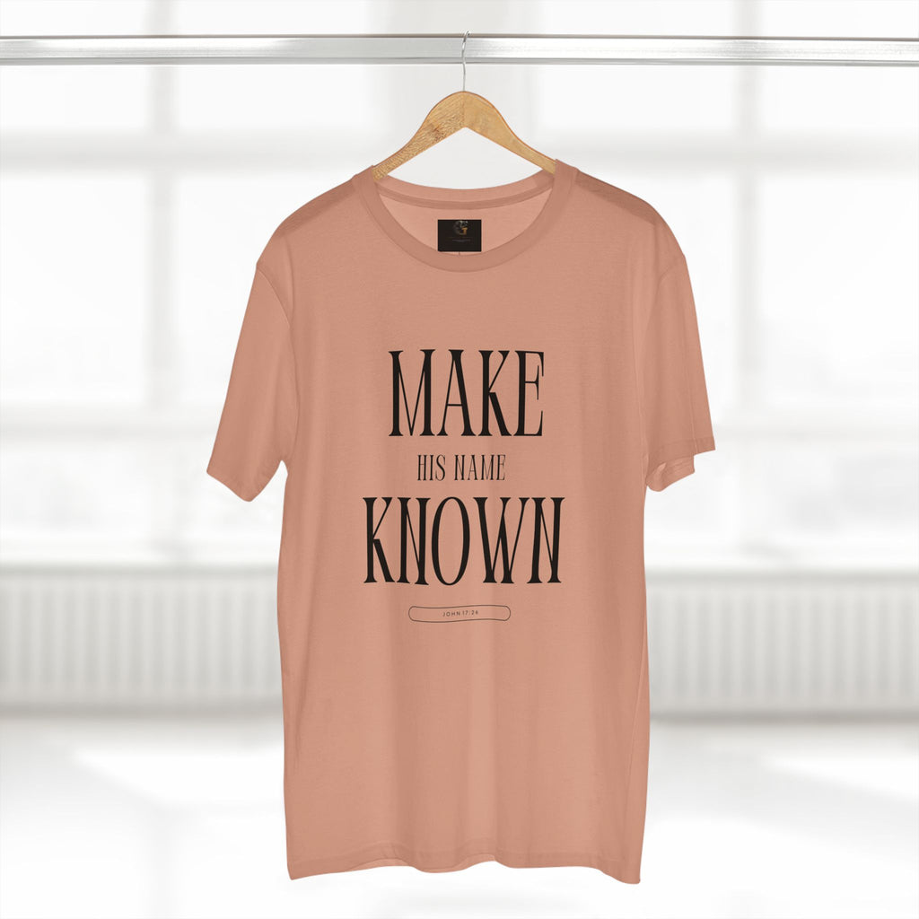 Make His Name Known Shirt | John 17 Revelation 4 Christian Tee | Faith Based Apparel | Gospel Mission | Bible Verse Top for Him