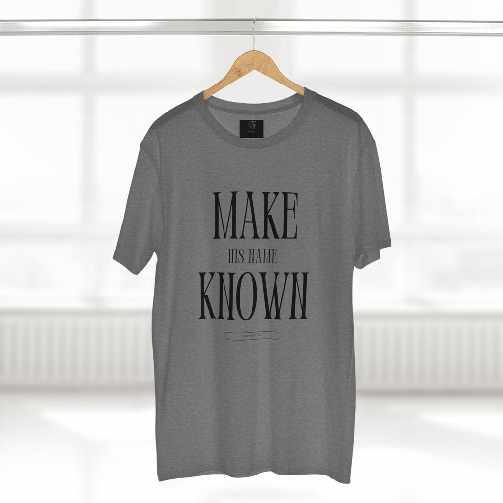 Make His Name Known Shirt | John 17 Revelation 4 Christian Tee | Faith Based Apparel | Gospel Mission | Bible Verse Top for Him