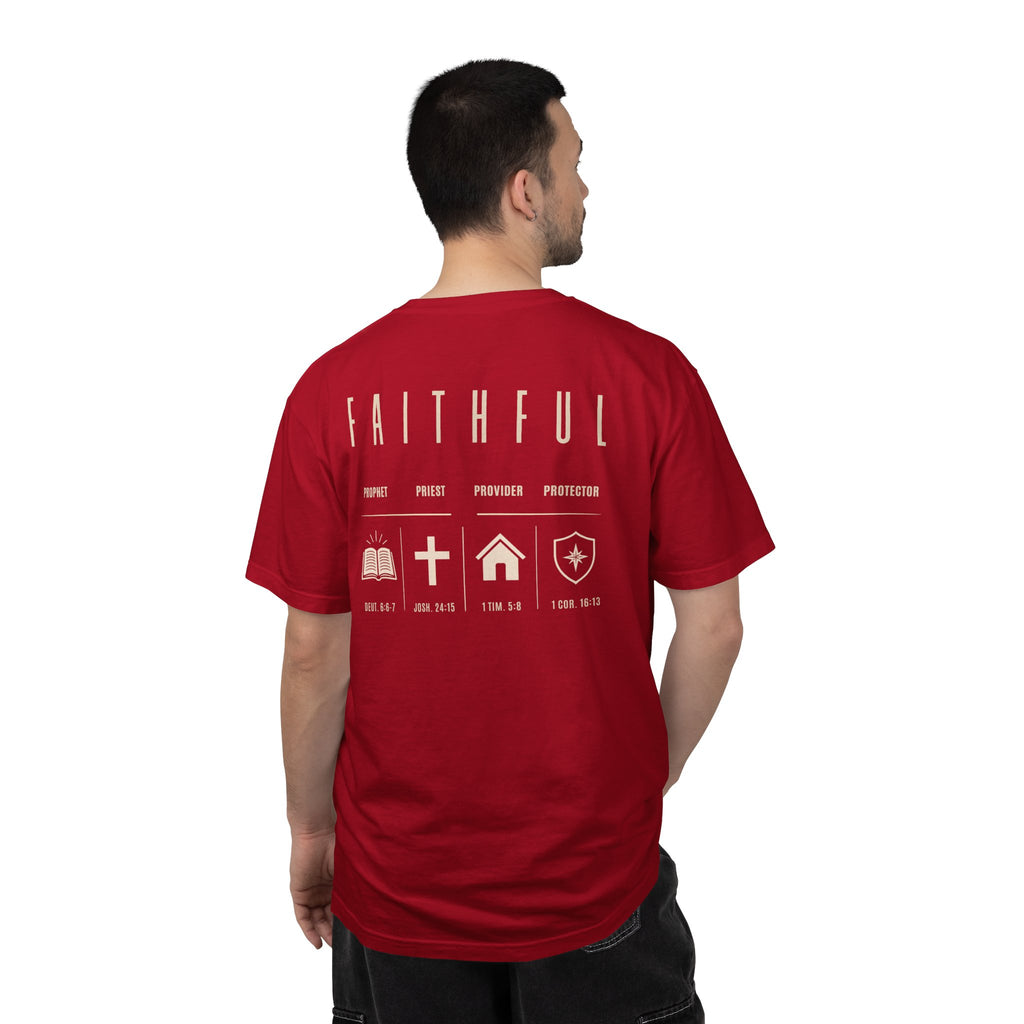 Faithful Christian Father Shirt | Prophet Priest Provider Protector Tee | Biblical Fatherhood Shirt | Christian Dad Gift | Father's Day Gift
