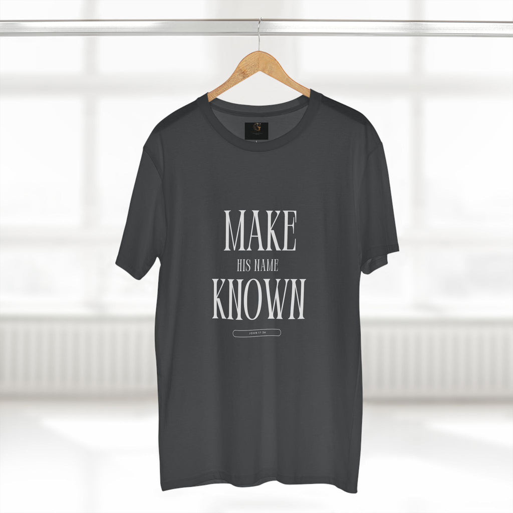Make His Name Known Shirt | John 17 Revelation 4 Christian Tee | Faith Based Apparel | Gospel Mission | Bible Verse Top for Him