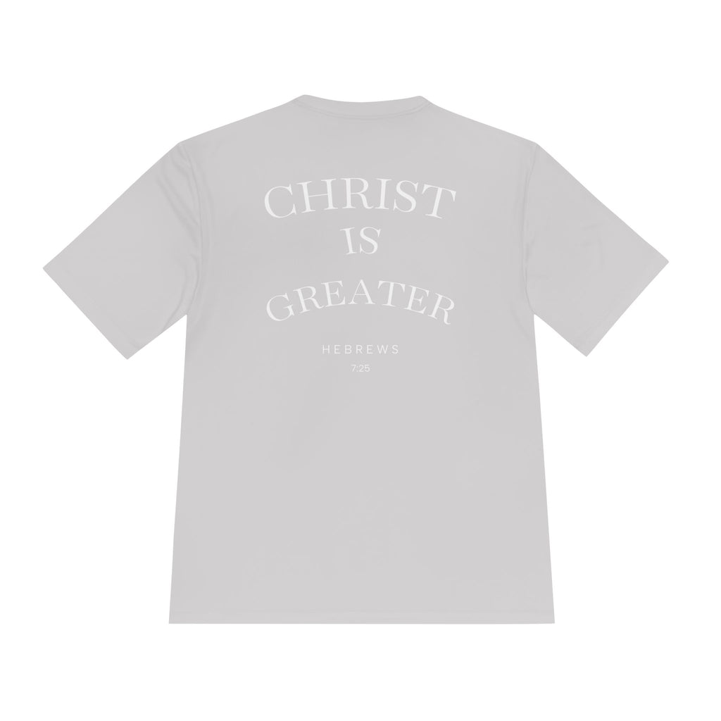 Your Sin is Great but Christ is Greater Performance / Casual T-Shirt