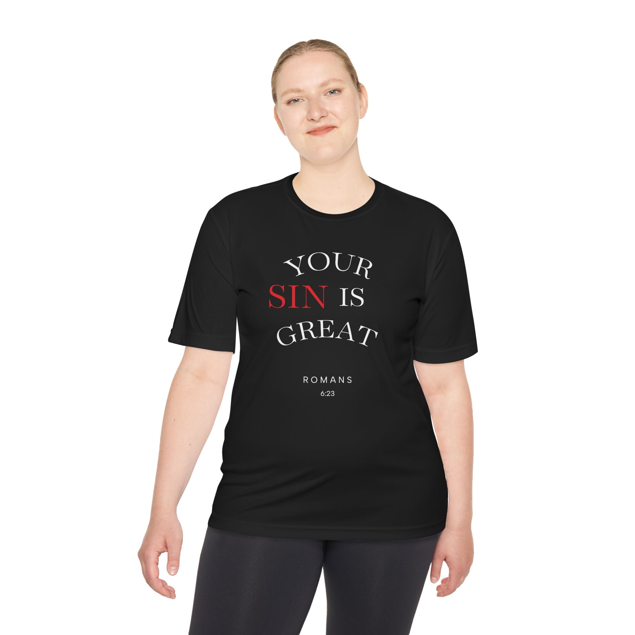 Your Sin is Great but Christ is Greater Performance / Casual T-Shirt