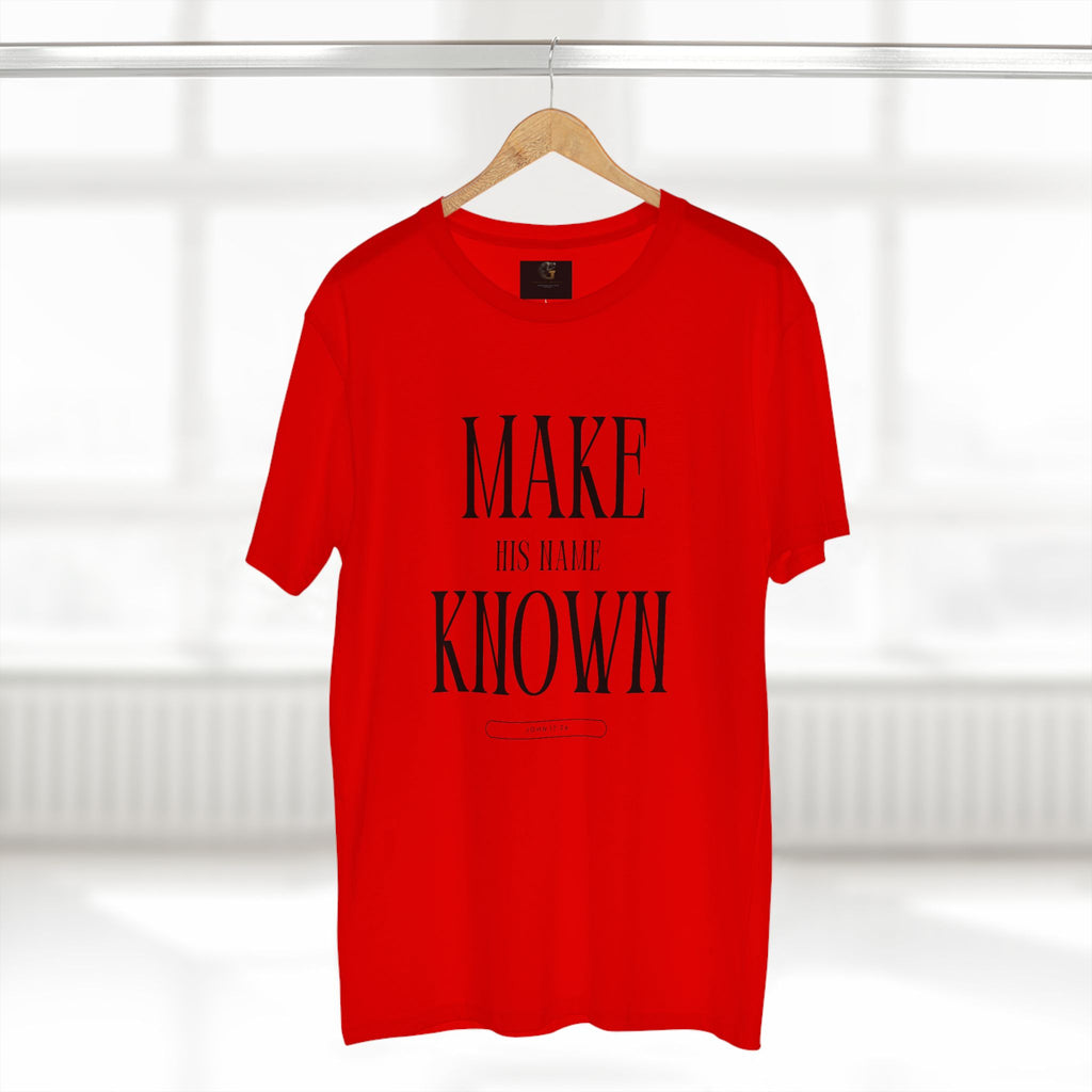 Make His Name Known Shirt | John 17 Revelation 4 Christian Tee | Faith Based Apparel | Gospel Mission | Bible Verse Top for Him