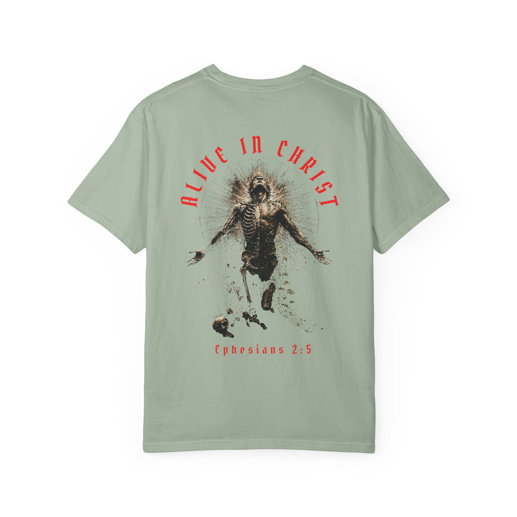 Dead In Your Sins Alive In Christ Tee | Ephesians 2:1-5 Shirt | Christian Graphic T Shirt | Biblical Streetwear | Faith Based Apparel