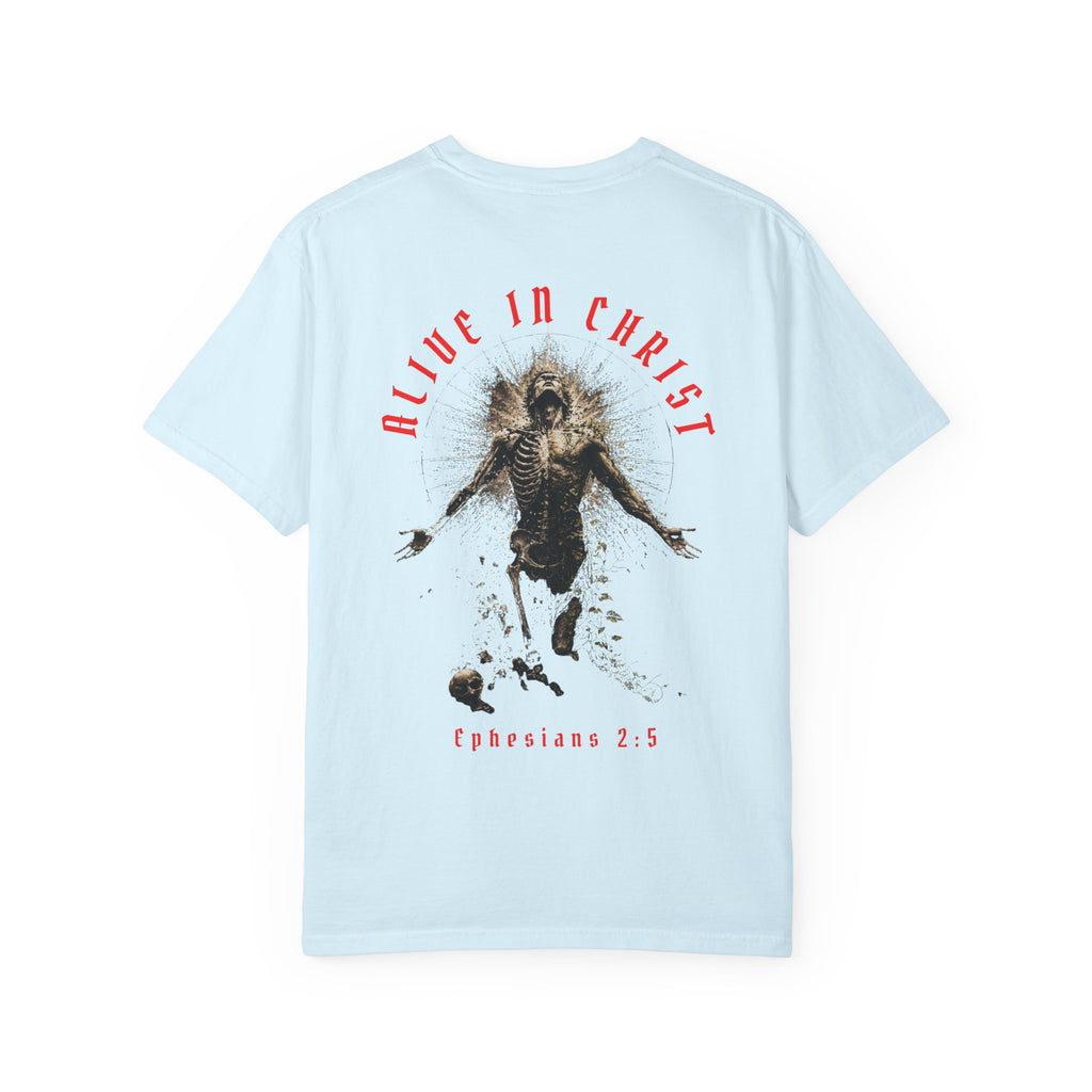 Dead In Your Sins Alive In Christ Tee | Ephesians 2:1-5 Shirt | Christian Graphic T Shirt | Biblical Streetwear | Faith Based Apparel