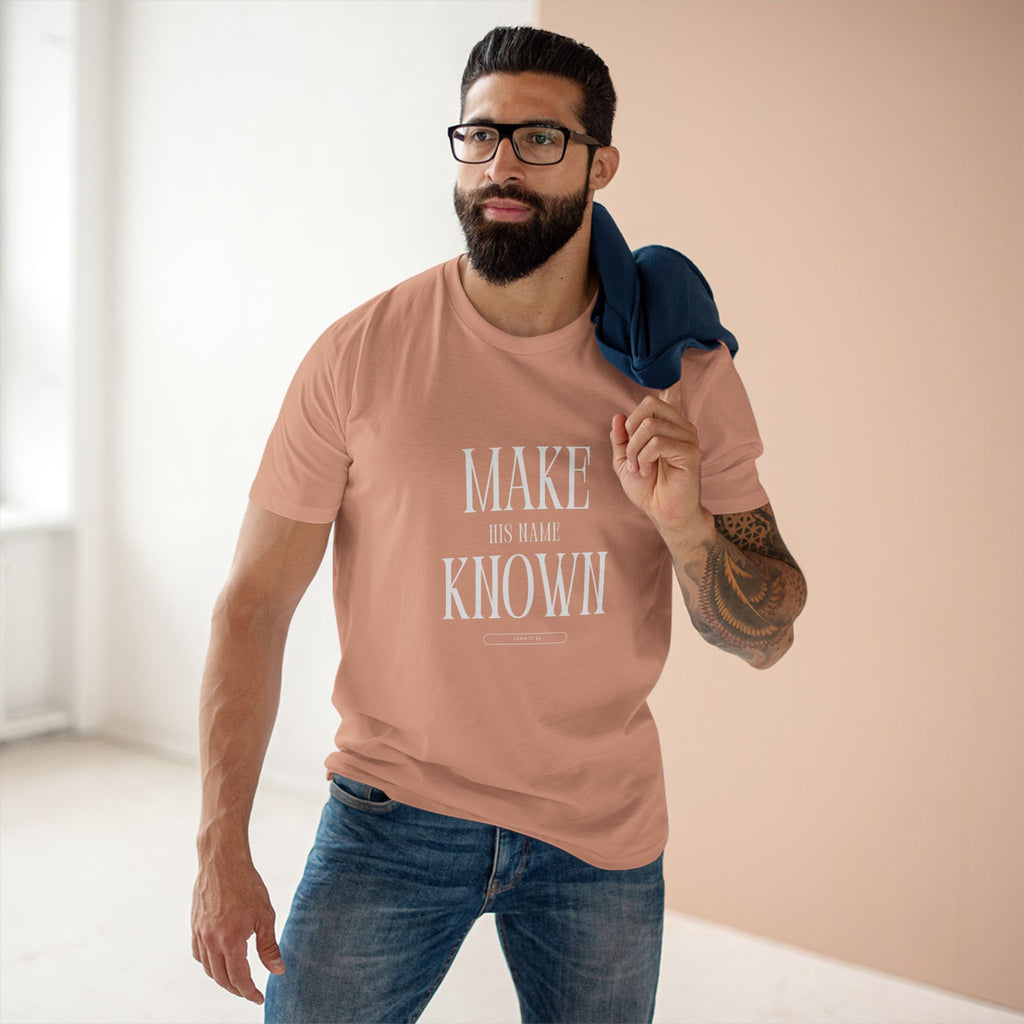 Make His Name Known Shirt | John 17 Revelation 4 Christian Tee | Faith Based Apparel | Gospel Mission | Bible Verse Top for Him
