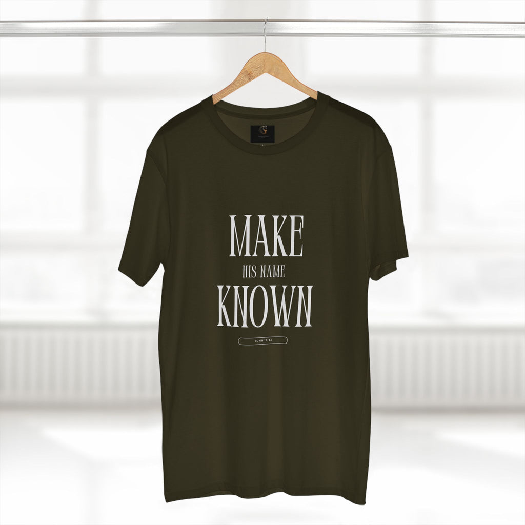 Make His Name Known Shirt | John 17 Revelation 4 Christian Tee | Faith Based Apparel | Gospel Mission | Bible Verse Top for Him